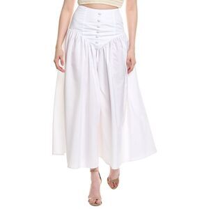 Estellina Womens Maxi Skirt, White